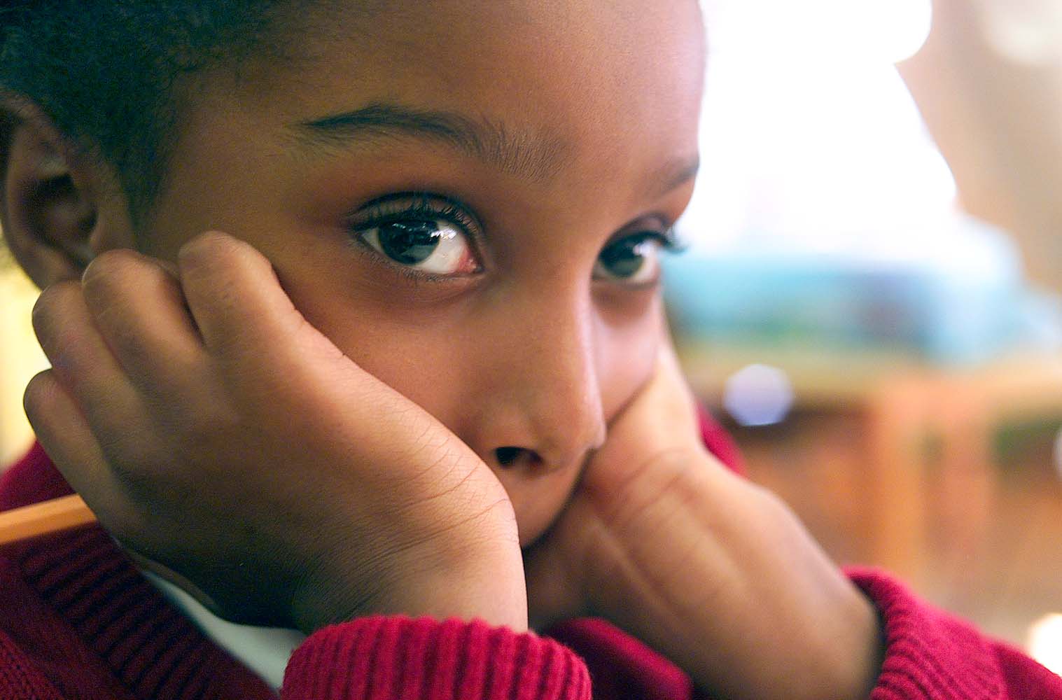Young Girl in School