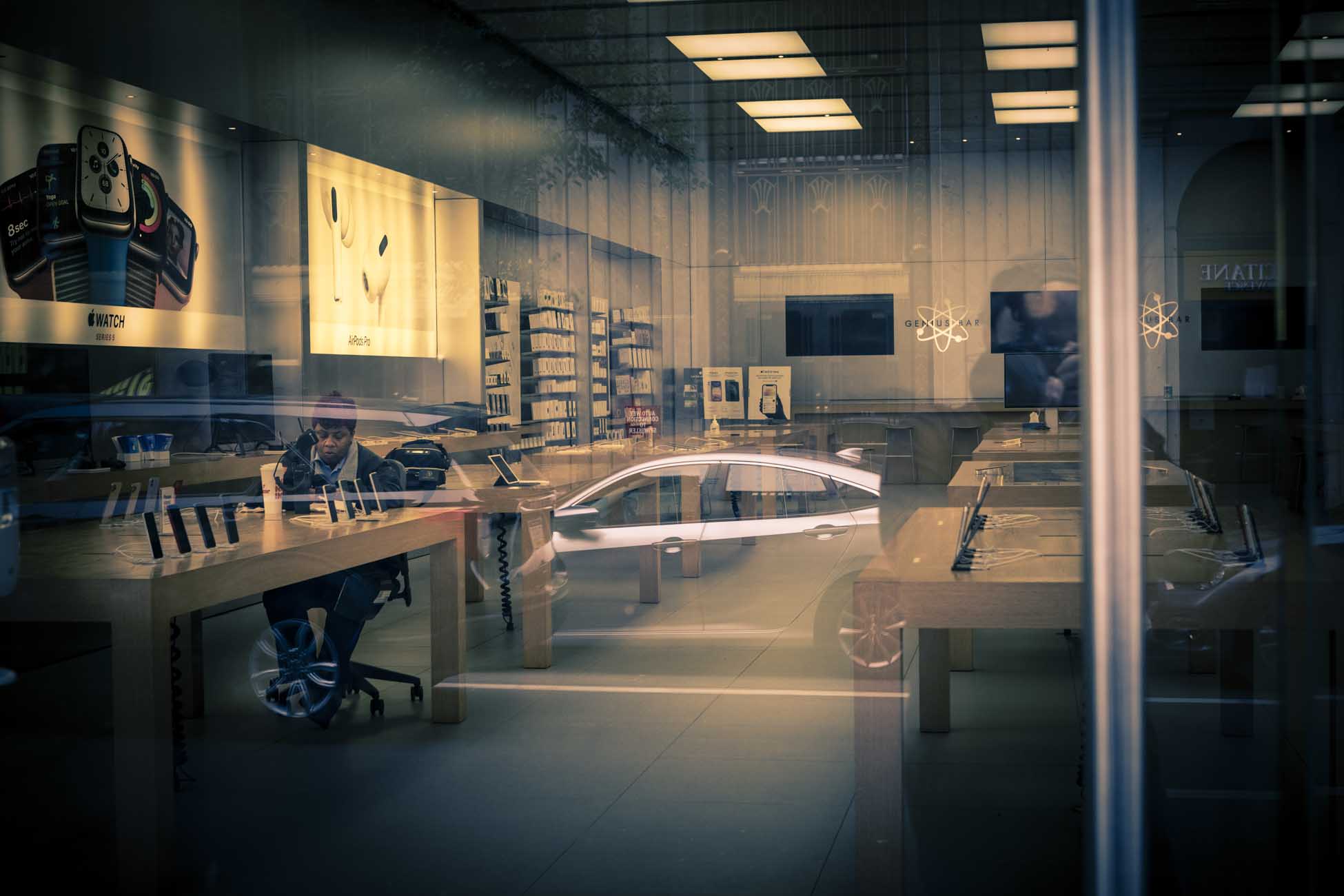 Empty Apple Store